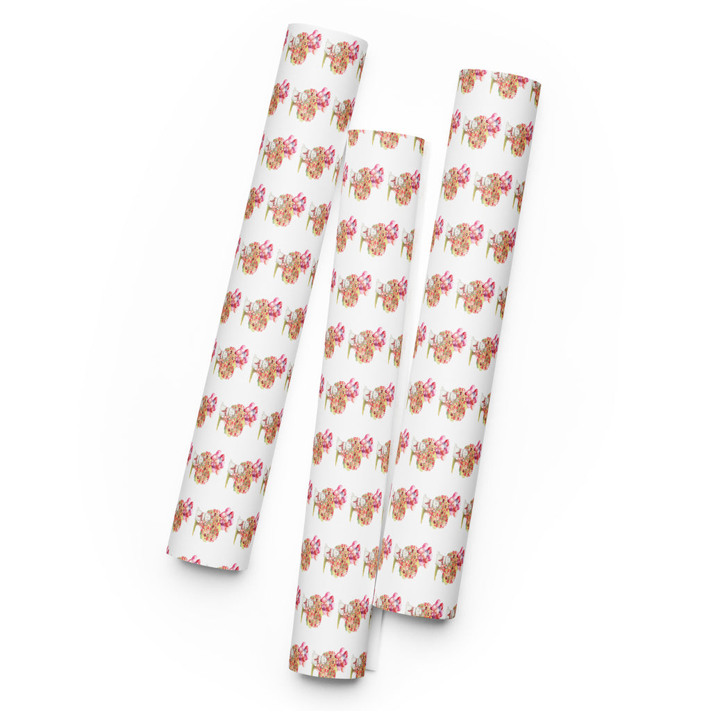 Llama with Balloons Wrapping Paper Sheets