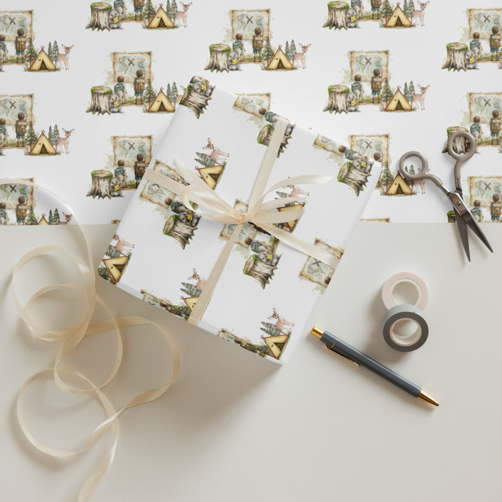 Adventurous Boys Wrapping Paper Sheets