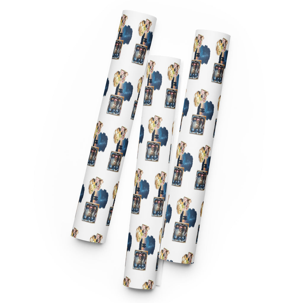 Date Night Wrapping Paper Sheets