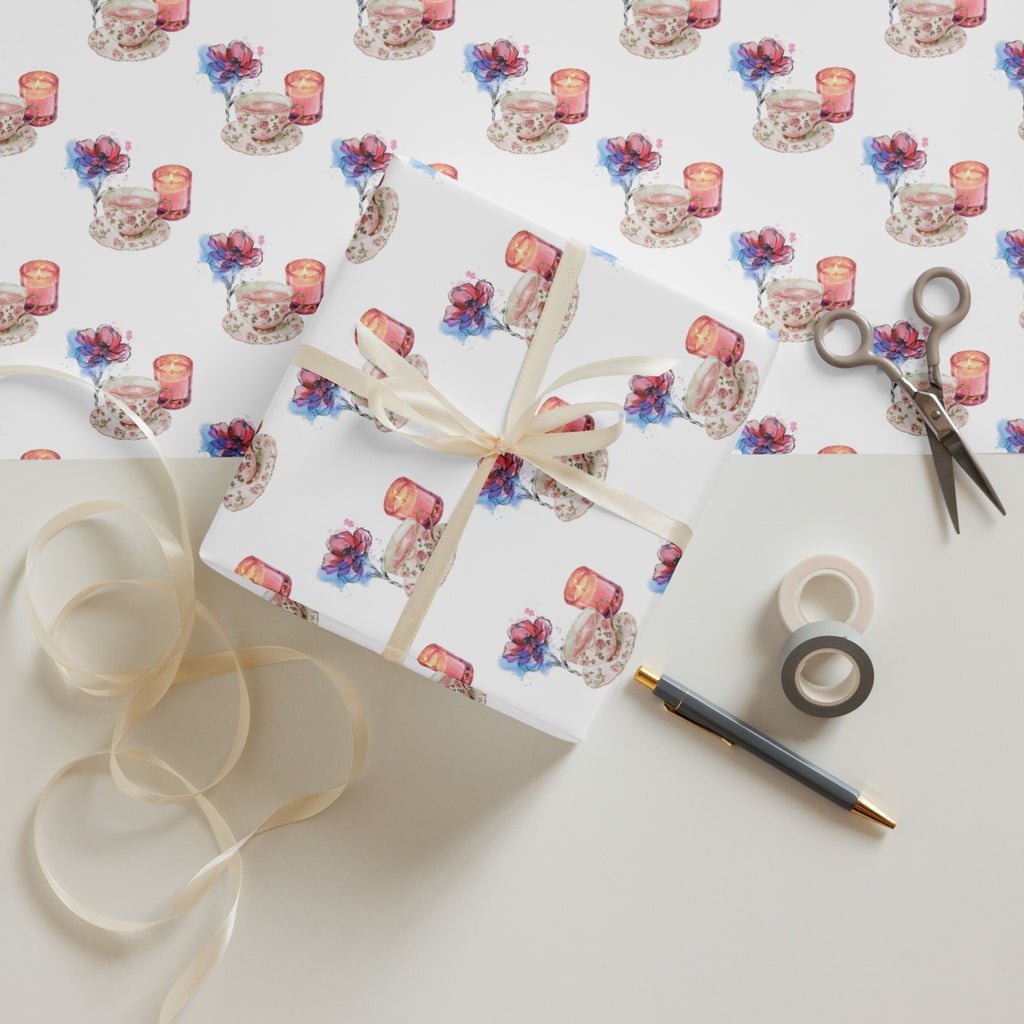 Teatime Wrapping Paper Sheets