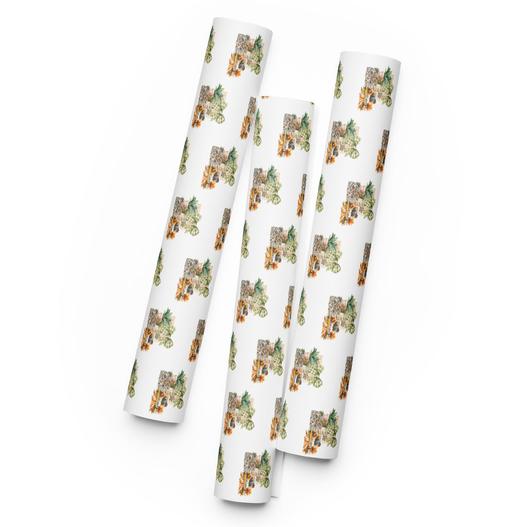 Countryside Life Wrapping Paper Sheets