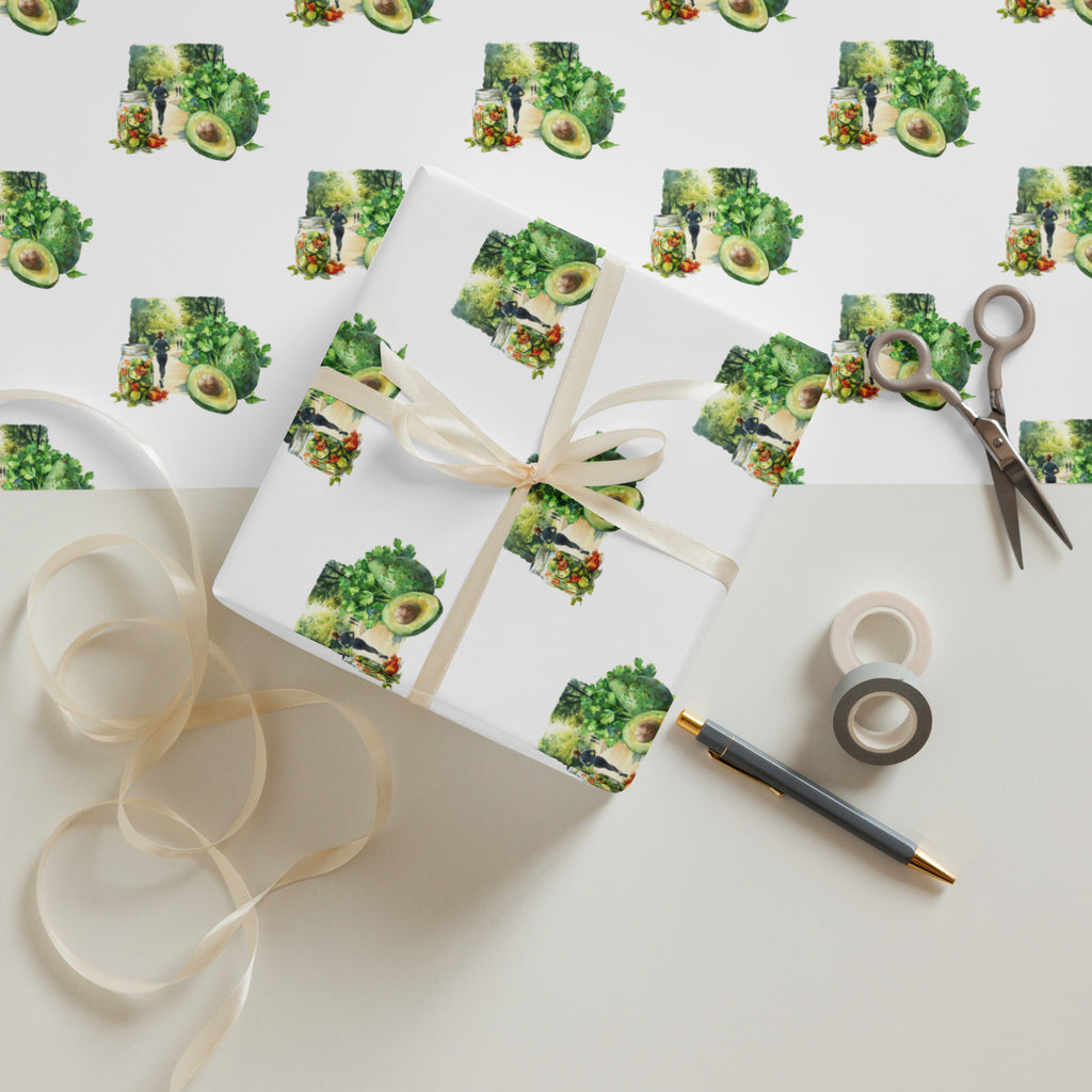 Fitness Wrapping Paper Sheets