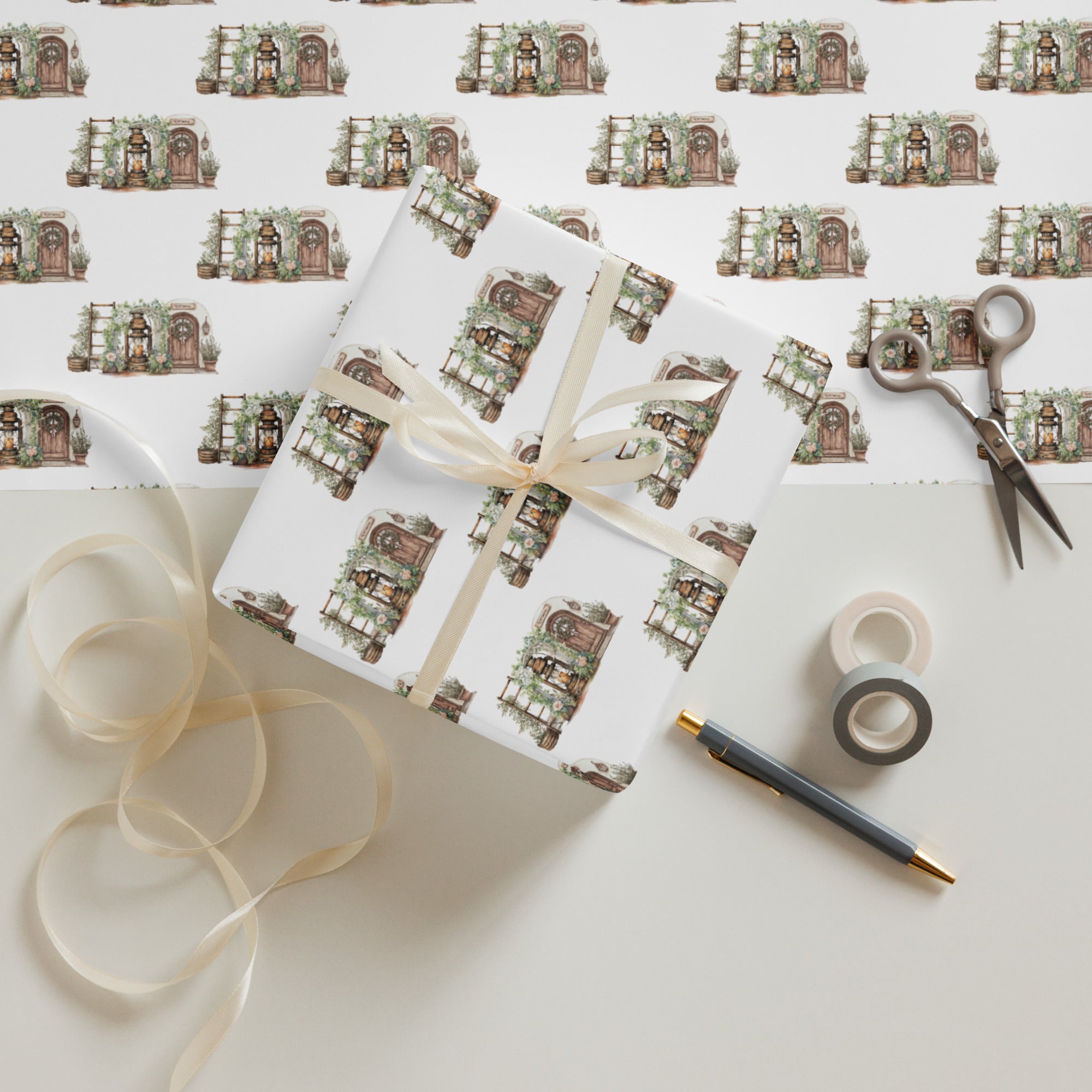 Apothecary House Wrapping Paper Sheets