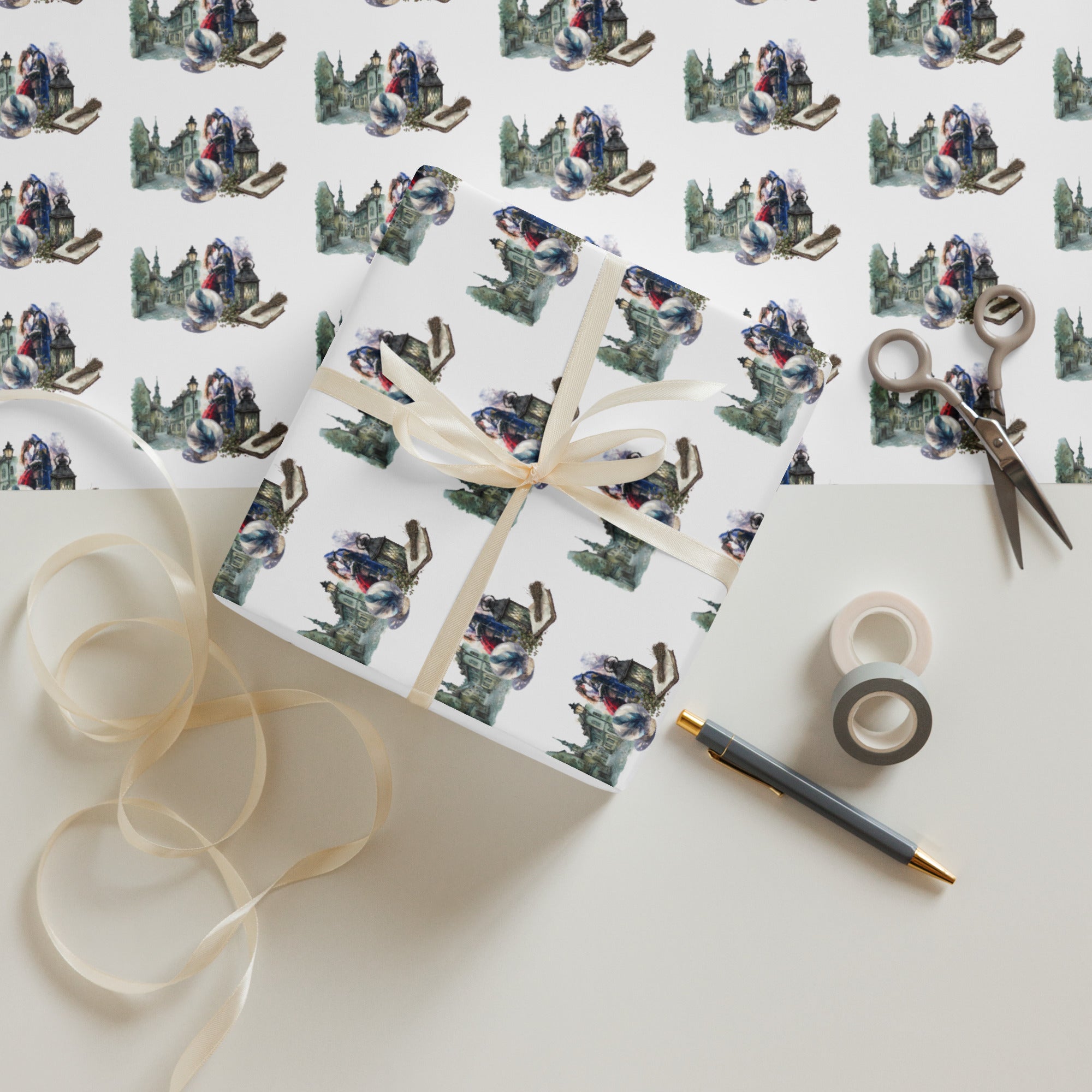 Medieval Wrapping Paper Sheets