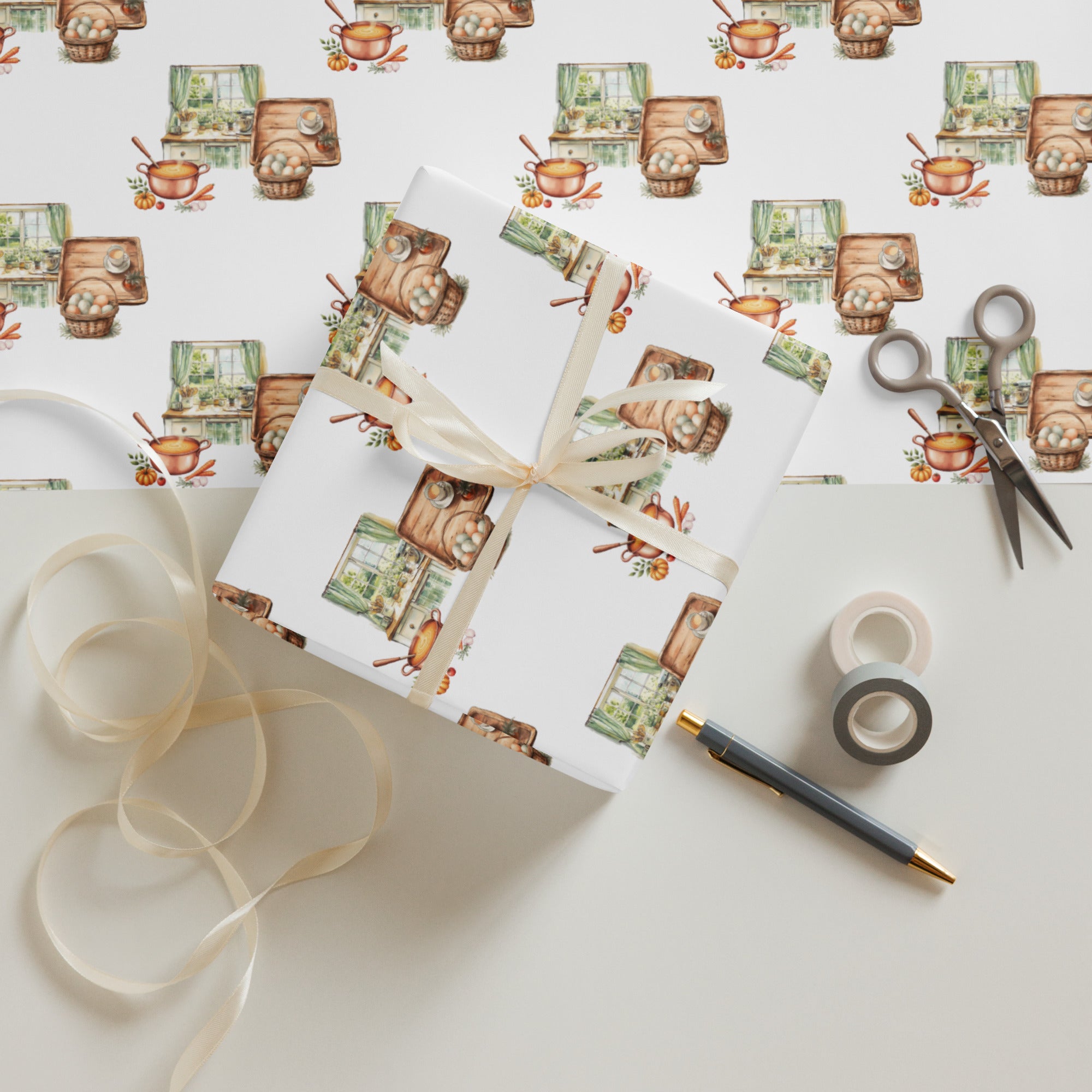 Kitchen Wrapping Paper Sheets
