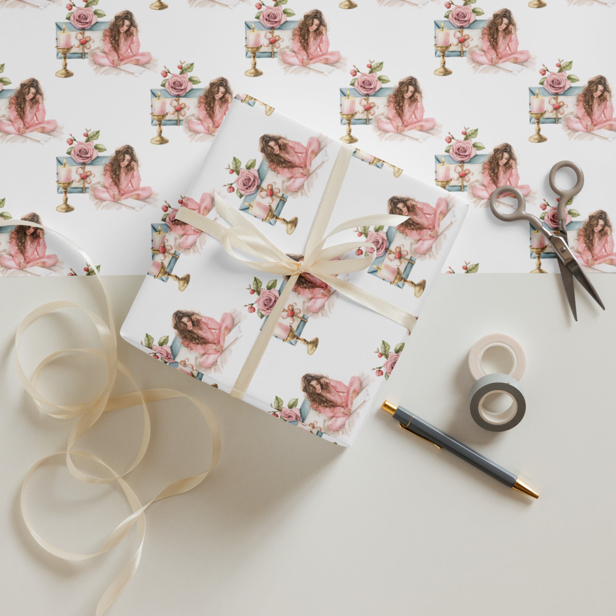 Writing Wrapping Paper Sheets